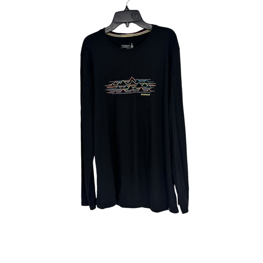 Smartwool men's Marino sport mountain terrain long sleeve graphic t shirt